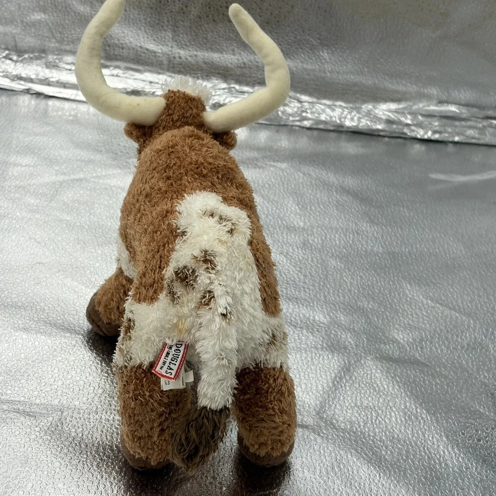 Vintage Douglas Cuddle‎ Toys Longhorn Steer Plush Texas Ranch Bull Y2K Western